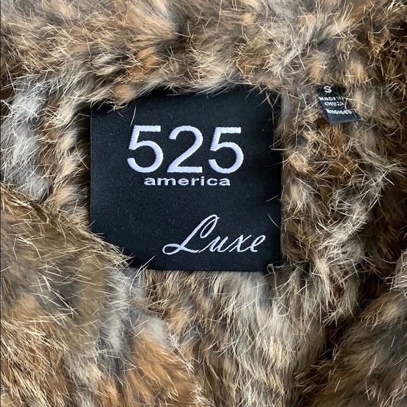 525 American Luxe Rabbit Fur Vest Small - Picture 4 of 9